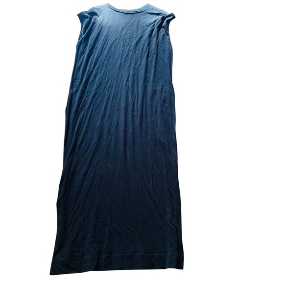 Free People Beach Midi Dress Medium Black Muscle T-Shirt Sleeveless All Day Long - Picture 6 of 8